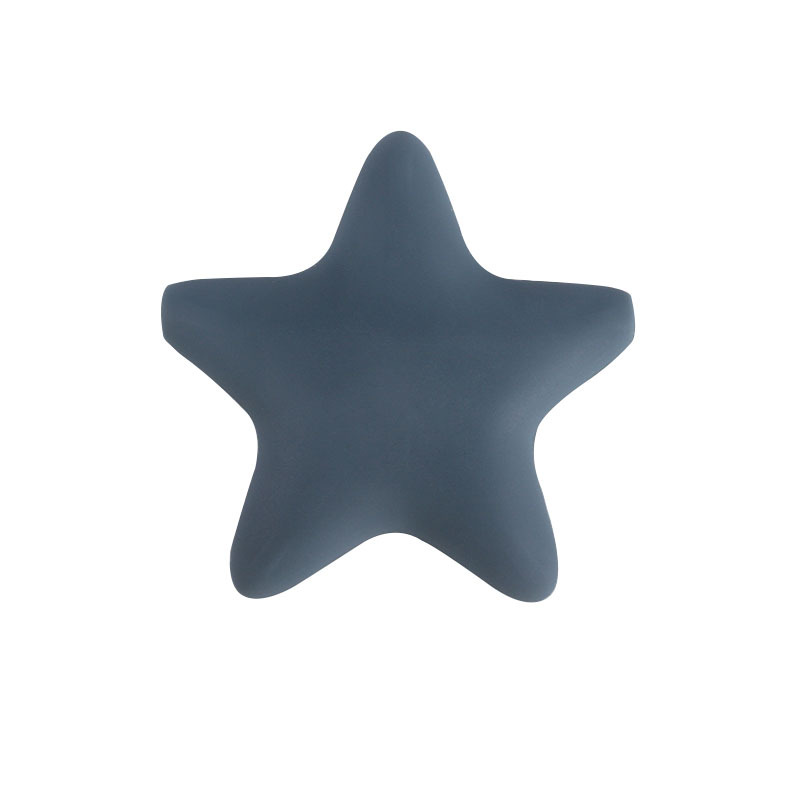 Estrella de cinco puntas de silicona molar juguete mordedor pulsera chupete cadena collar accesorios Amazon DIY accesorios de la joyería