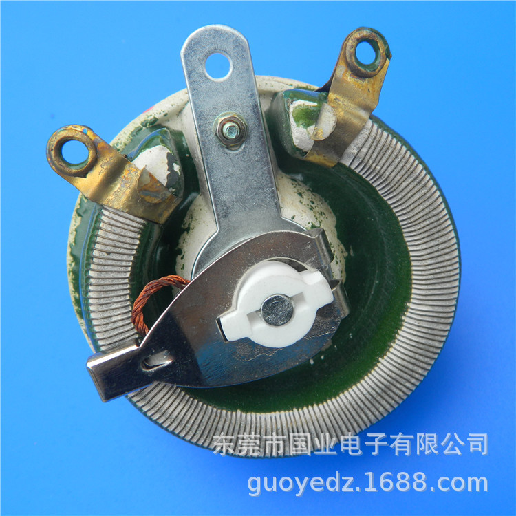 供应BC1瓷盘变阻器150W 200W被釉绕线可调电阻 老化负载电阻