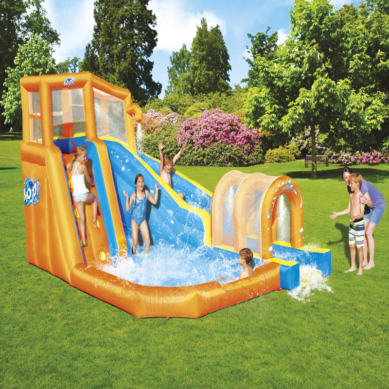 Bestway53303 large water slide playground outdoor large surfing canvas children inflatable toys