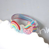 Children's acrylic cartoon accessory for princess, cute fashionable bracelet