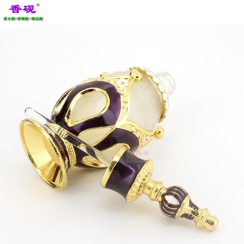 香砚25m皇冠头款涂紫色油精油瓶摆件11.jpg