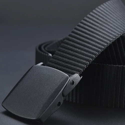 Canvas belt men's military training belt metal-free female students and teenagers Korean style jeans with outdoor cloth belt