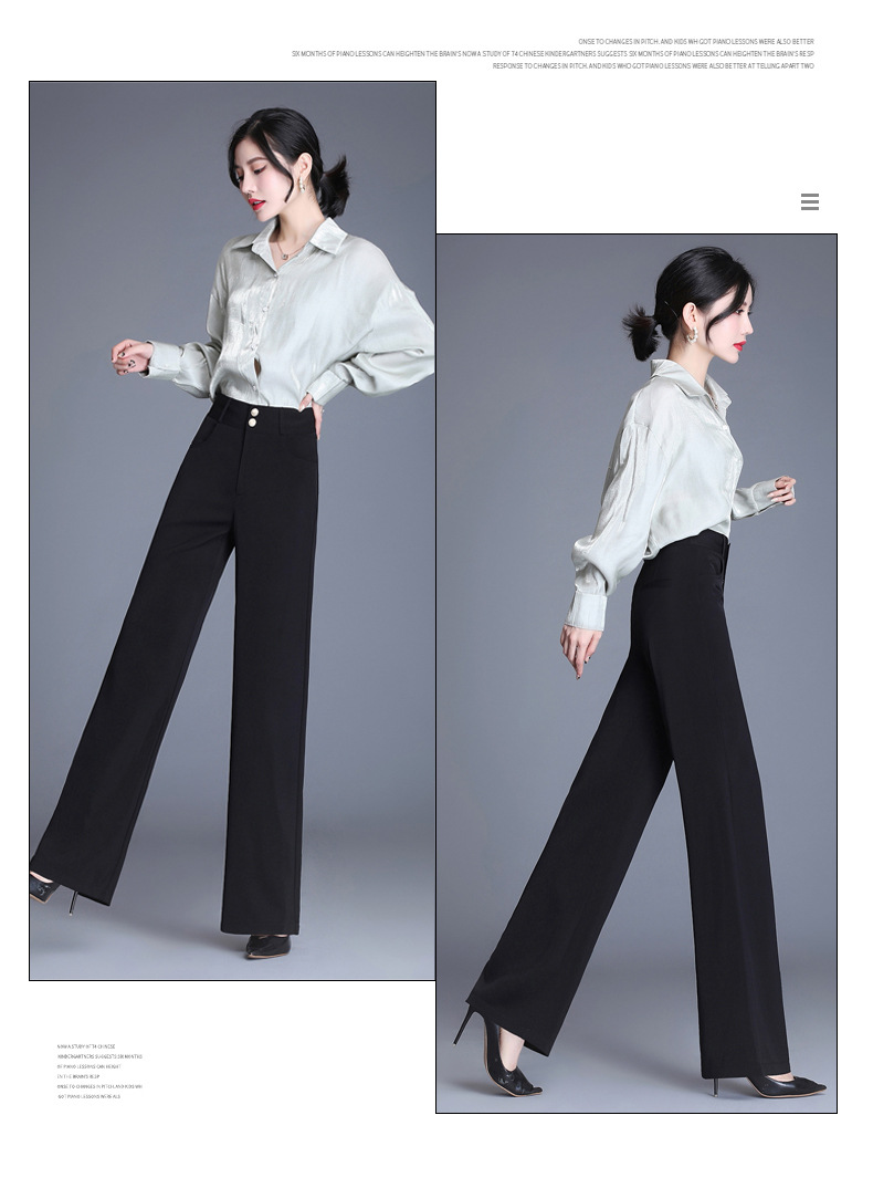 autumn and winter new high-waist pants  NSYY45623