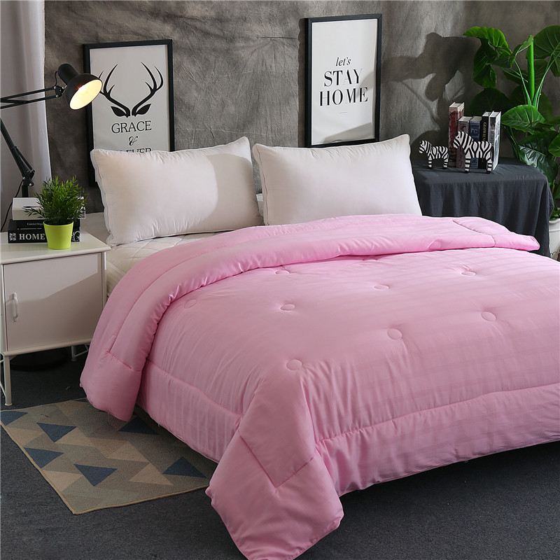 厂家直供全棉被蚕丝被会展赠品被芯日式简约冬被加厚被子8斤团购|ms