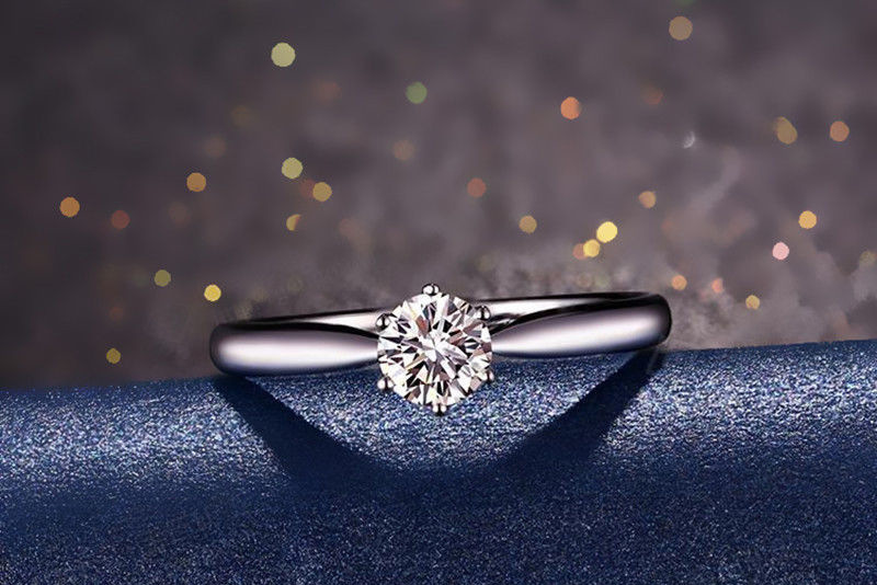 Simple Style Solid Color Copper Plating Inlay Zircon Rings 1 Piece