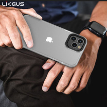 Likugs工厂iPhone 12手机壳 优盾磨砂铝合金按键适用苹果13保护套