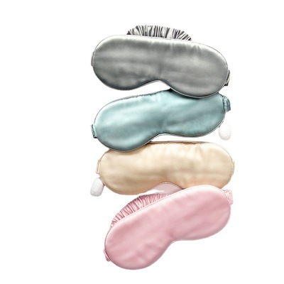 Restore Love Real silk Eye mask lady high-grade sleep shading Sleep Artifact mulberry silk comfortable Noon break Eye mask customized
