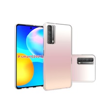 适用华为HUAWEI P smart(2021)透明软胶TPU素材防水纹清水套批发