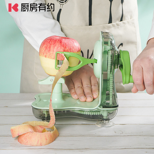 Apple peeler, peeling machine, apple peeler, hand-crank fruit peeler, fruit knife, two-in-one set