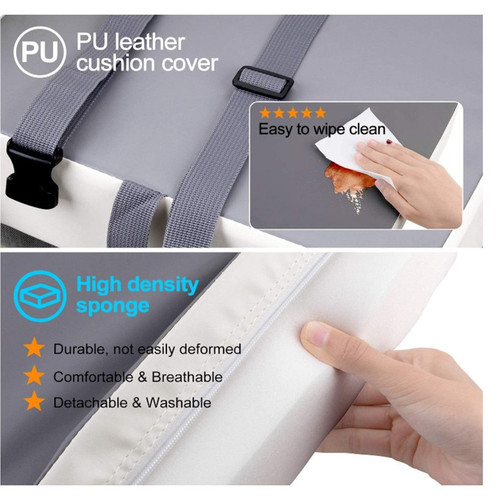 Factory children's dining chair booster cushion student seat cushion removable adjustable portable baby seat cushion sponge