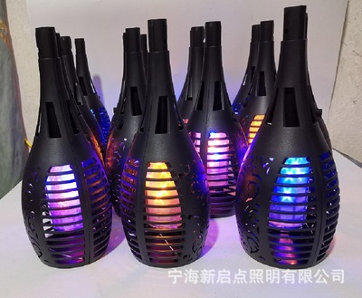 太阳能火焰灯 16种灯光模式户外花园景观灯 33灯火焰灯火把地插灯