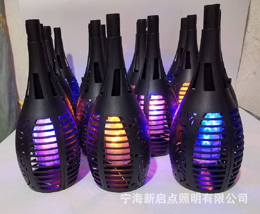 太阳能火焰灯 16种灯光模式户外花园景观灯 33灯火焰灯火把地插灯