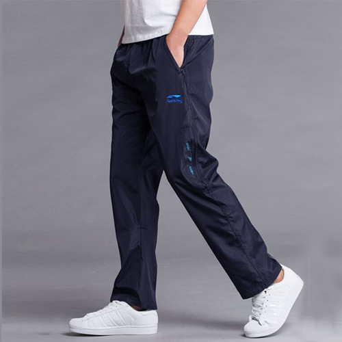 Men's Casual Long Pants Sports Pants Men's Thin Work Pants Middle-Aged Men's Pants Loose Middle-Youth Men's Large Size Clothing