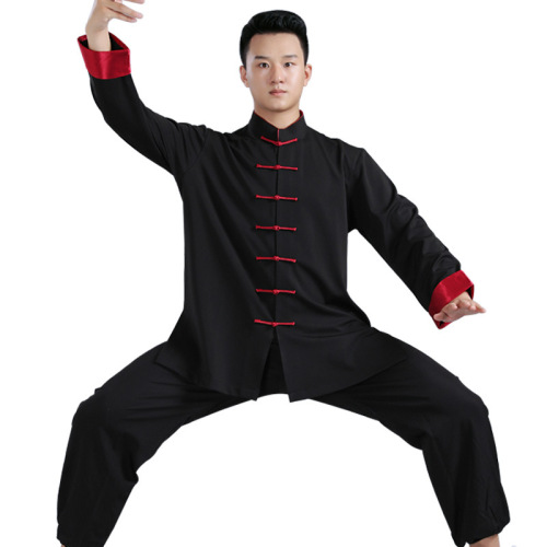 Taichi kungfu clothing  bruce lee chinese kungfu Tai ji quan training clothes men's martial arts clothes performance clothes taichi clothes