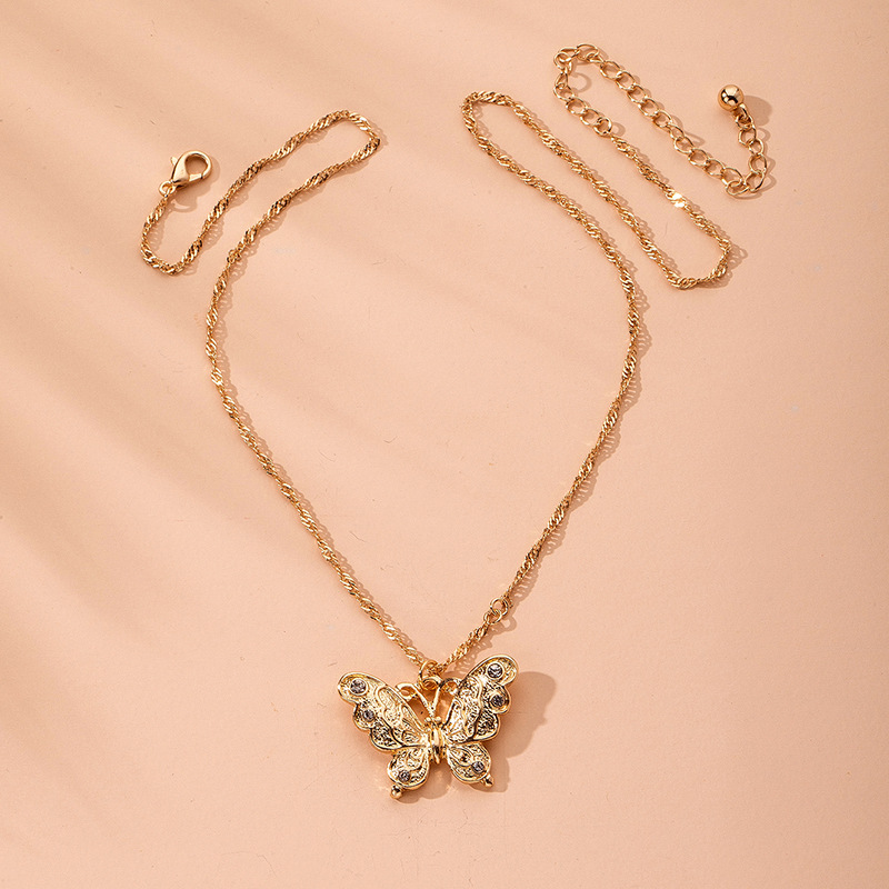 Luxury Butterfly Simple Fashion Necklace Wholesale display picture 1