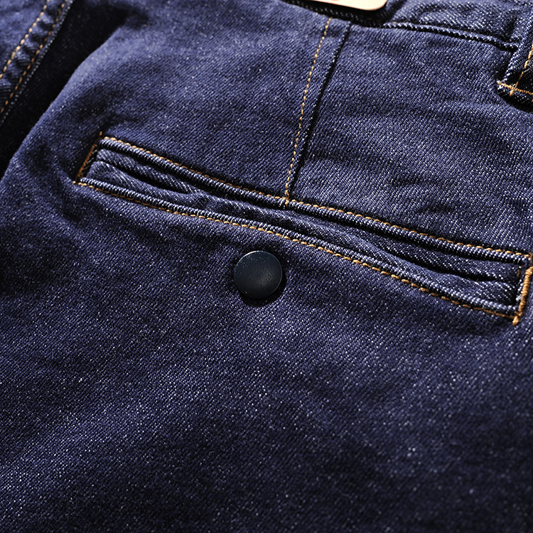 D. STRANIK autumn/winter American heavy texture blue dyed men's jeans young men's trousers DS1275 24