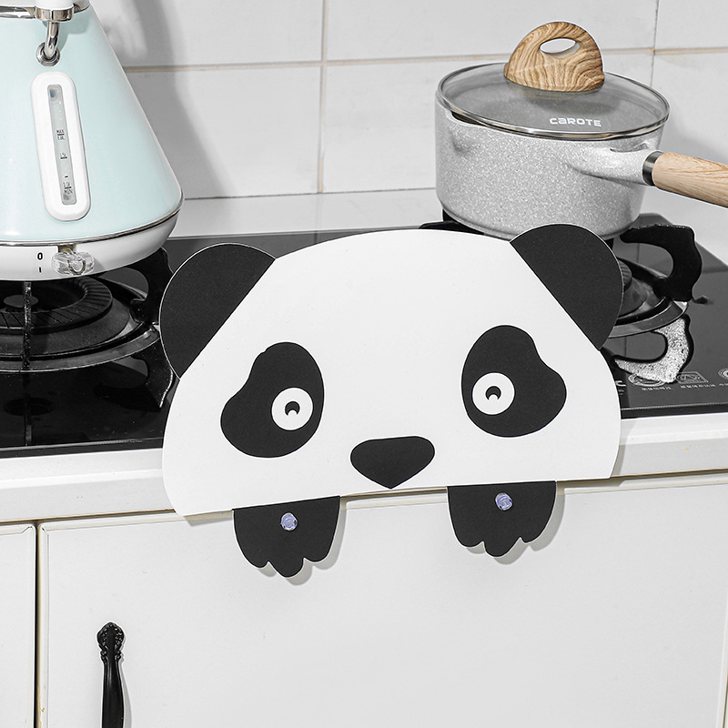 厨房水槽挡水板创意水池防溅水挡水板吸盘式隔