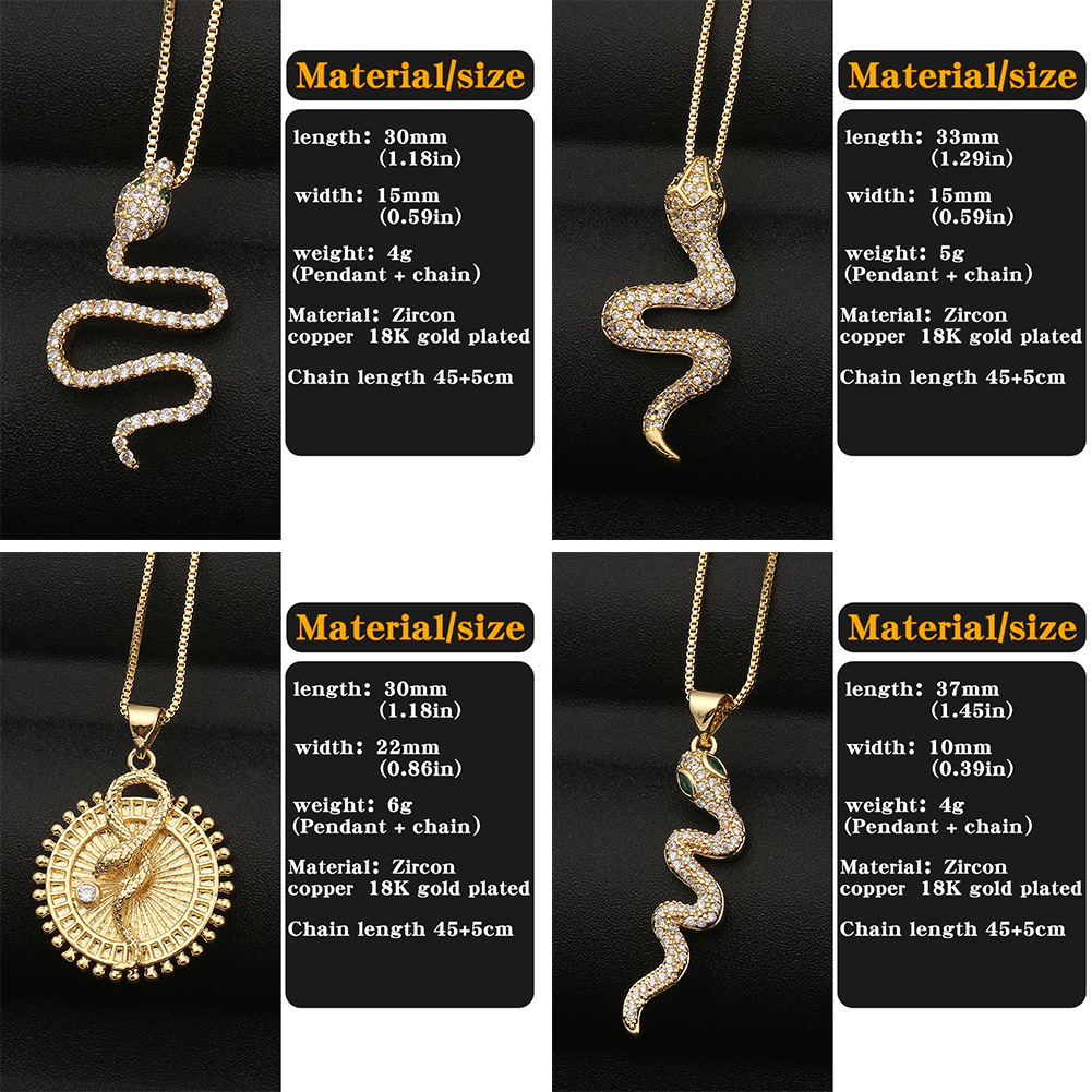 Fashion Exaggerated Snake Necklace display picture 28