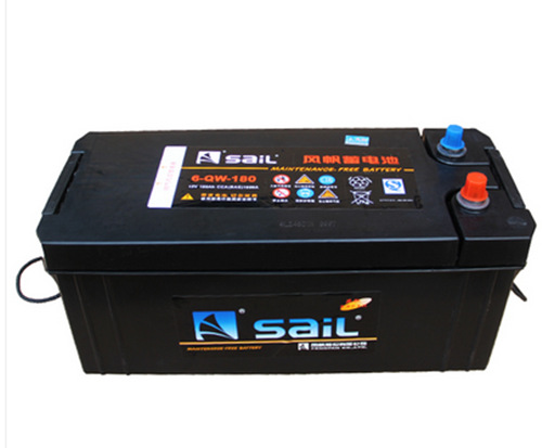 风帆蓄电池6-QW-180 风帆蓄电池12V180AH 风帆启动汽车电瓶12V180