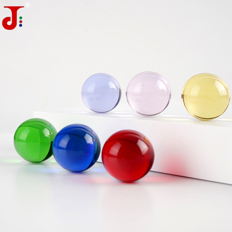 厂家批发透明水晶光球摆件魔术灯装饰品玻璃内雕本色实心球
