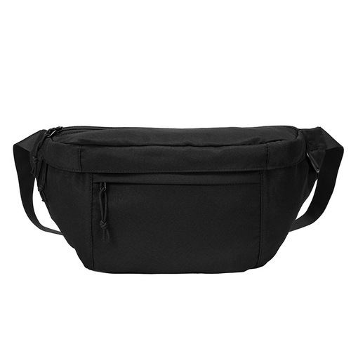 Men's crossbody bag, men's trendy brand casual cross bag, Japanese versatile large capacity Hong Kong style street chest bag, men's waist bag