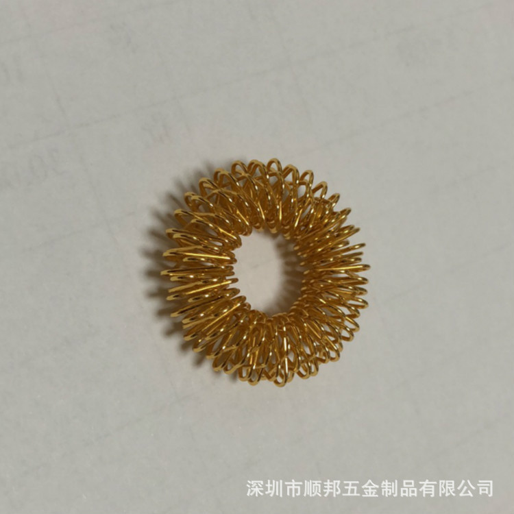 Custom manufacturer Massager Finger ring Ring spring Ring spring Arts and Crafts Medical care Spring machining