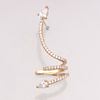 Ear clips, earrings, silver needle, accessory, Japanese and Korean, European style, wholesale