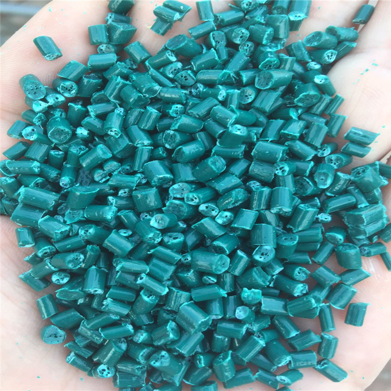 PE绿色建筑网颗粒安全网颗粒拉丝颗粒HDPE颗粒再生颗粒