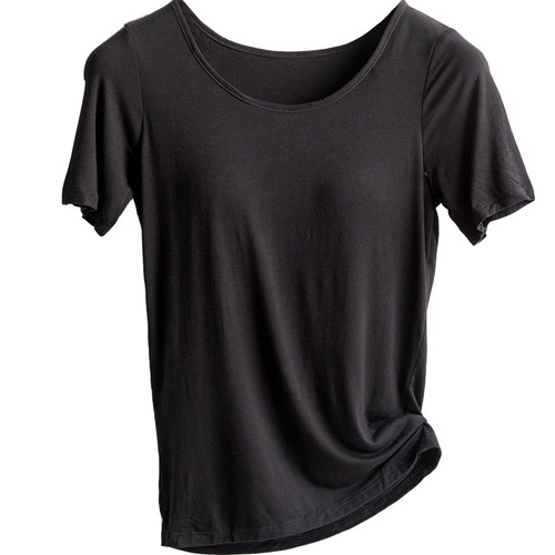 Women's bra-free sports yoga bottoming shirt with bra padded cup bra all-in-one no-wire camisole