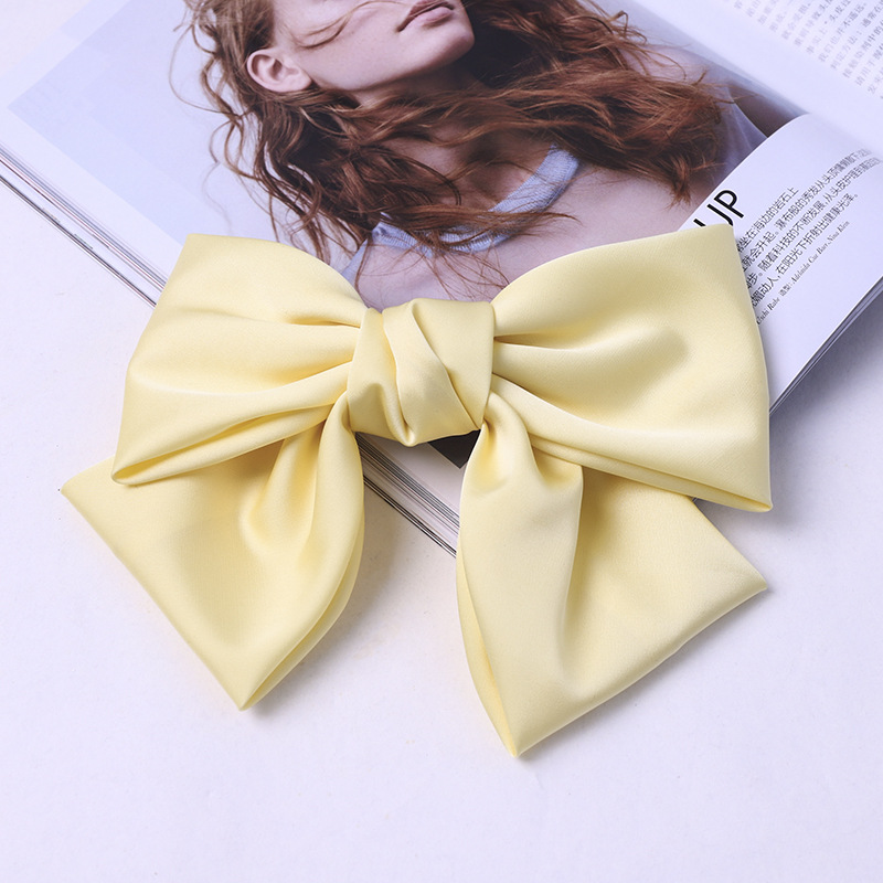 Elegant Simple Style Bow Knot Cloth Hair Clip 1 Piece display picture 10