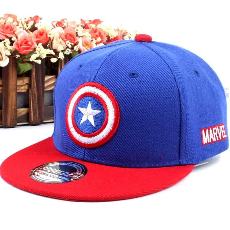 Детская бейсболка, корейский стиль Captain America, унисекс 50–54 см (3–6 лет)