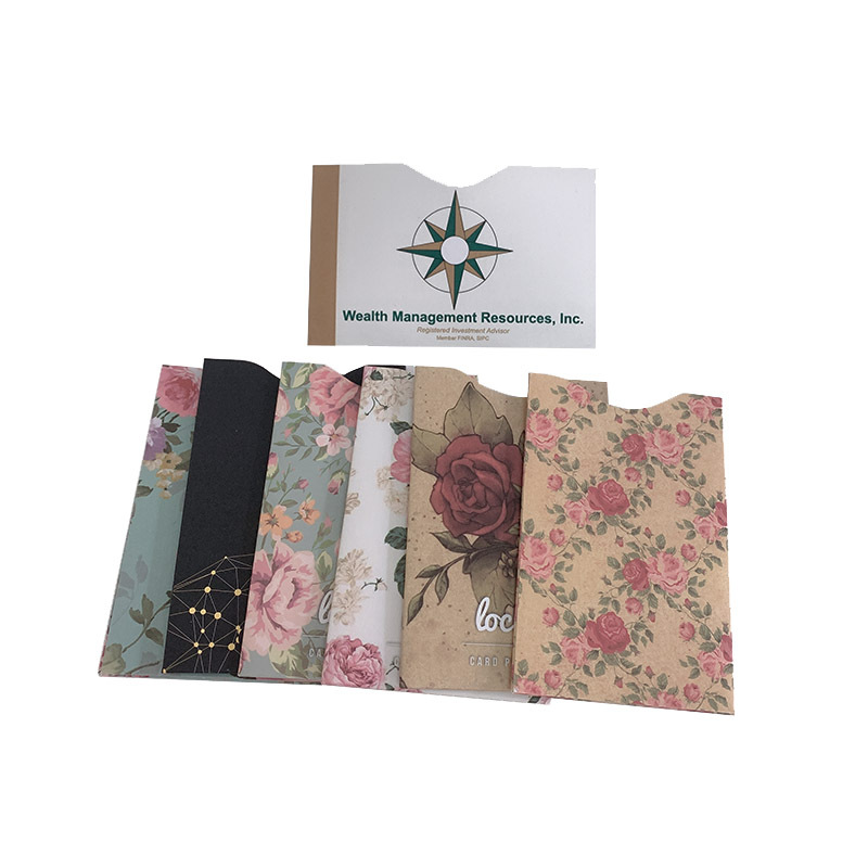 铜版纸屏蔽卡套防盗取读取个人信息精美单个包装卡片护照卡套定制