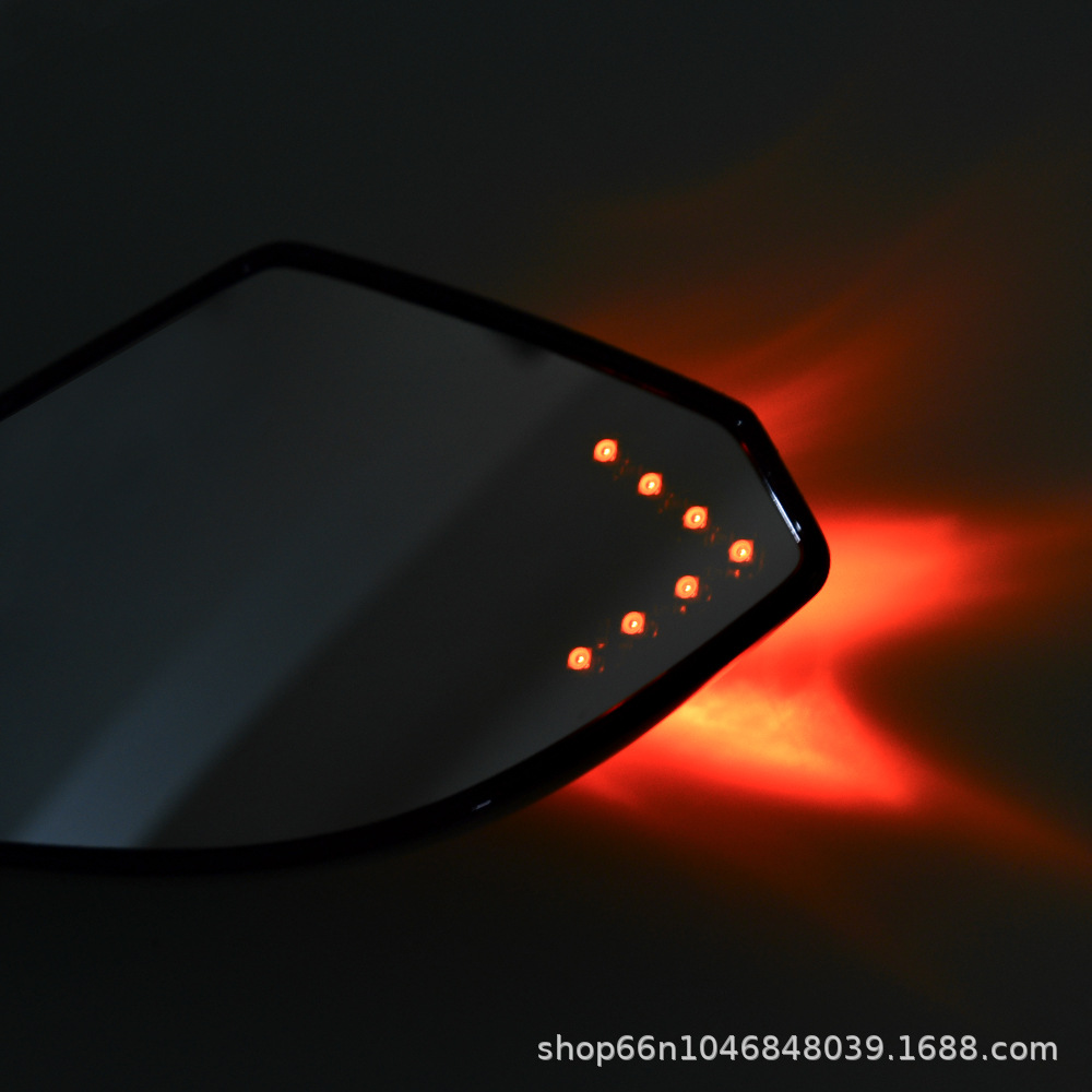 Pair-Motorcycle-Black-LED-Turn