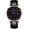 Quartz fashionable waterproof watch for leisure, simple and elegant design