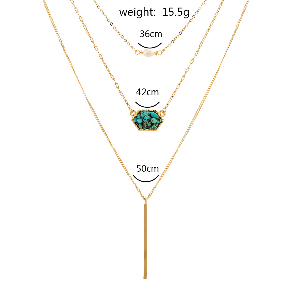 Fashion Metal Roman Retro Alphabet Coin Multi-layer Long Necklace For Women display picture 18