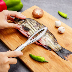 Wholesale stainless steel fish scale planer, household scale scraping tool, kitchen gadgets, commercial fish killing and scaling tool