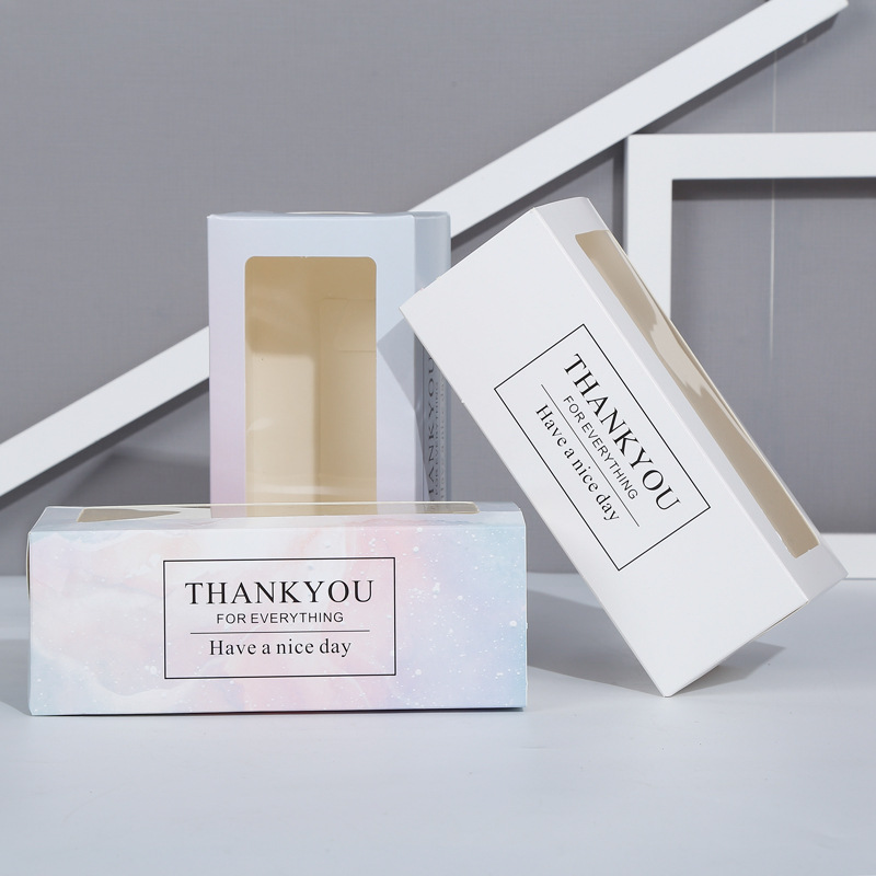 批发白卡纸礼品包装盒定制透明礼盒茶叶盒面膜盒化妆品盒定做logo