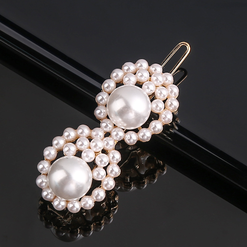 Fashion Butterfly Bow Knot Imitation Pearl Alloy Hair Clip 1 Piece display picture 5