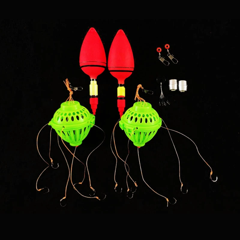 Manufacturer custom 组 fishing group explosion set fluorescent water explosion hook combination fish hook spot custom processing
