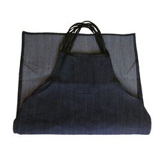 廠家批發牛仔布圍裙加長款耐髒耐磨帆布圍裙防污電焊木工勞保圍裙