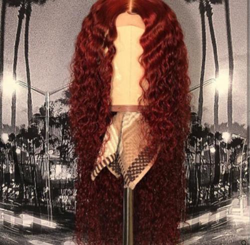 Curly Hair Wigs Parrucche per capelli ricci African wig female long curly hair high temperature synthetic wigs headgear