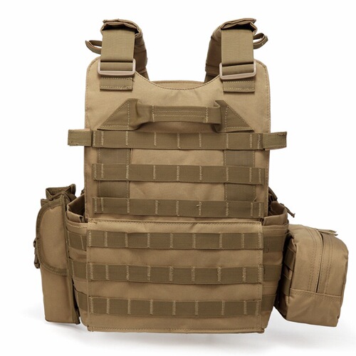 Okali outdoor tactical multi-functional MOLLE expands convenient military training CS actual combat exercise protective combination vest