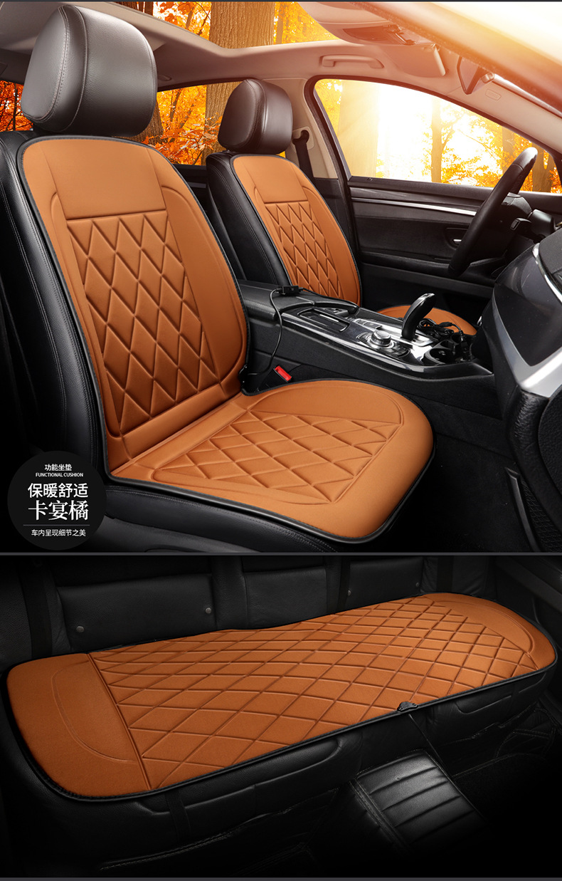 Winter Seat Cushion Car Rear Heated Seat Cushion Car Electric Heated Rear Seat Cushion Car Rear Electric Heating 12V