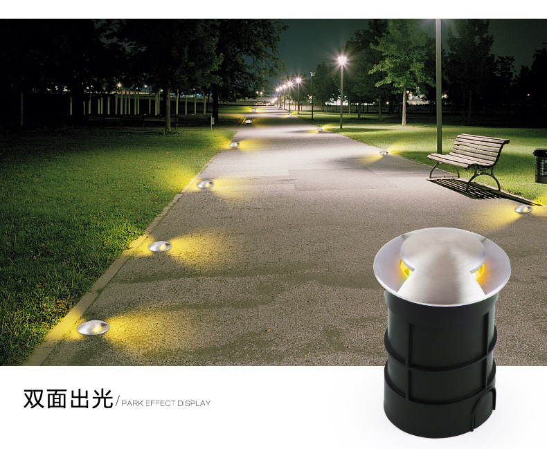 LED透光地埋灯 铝材台阶梯走廊过道埋地灯 户外泳池景观射灯-阿里巴巴