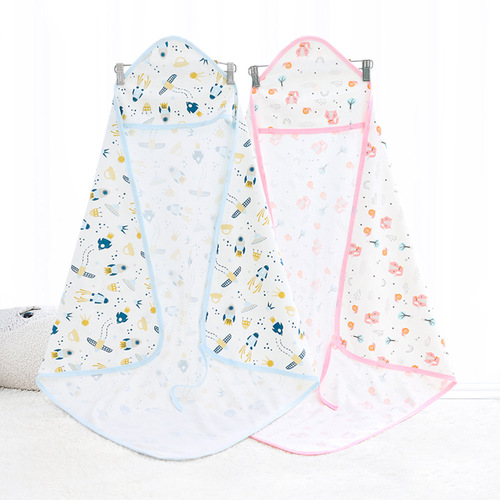 Foreign trade summer thin baby blanket newborn baby blanket swaddle gauze blanket