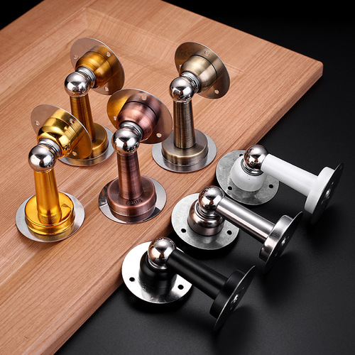 Directly supplied from the manufacturer, thickened punch-free stainless steel door suction door stoppers, door top strong magnetic door suction, wall suction, high magnetic wooden door floor suction