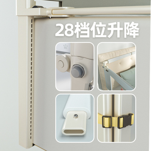 Infant safety fence guardrail baby anti-fall universal baby bedside bezel universal vertical lift large bed 1.2 meters