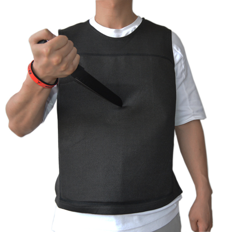 厂家直销2020新款加厚防割防ci背心 PE5级耐磨安保贴身防护马甲