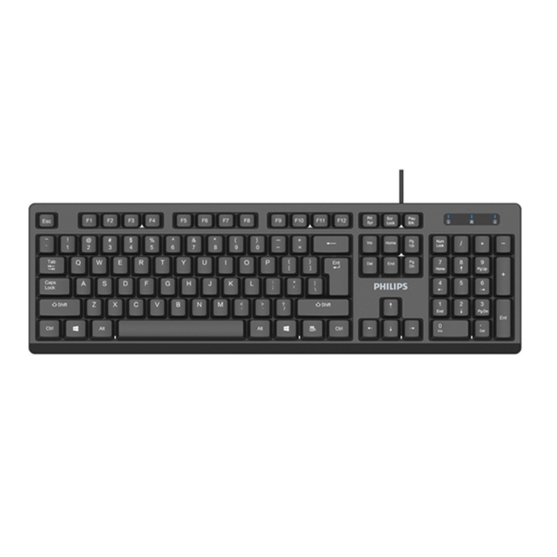 Philips SPK6234 USB Wired Office Notebook Desktop Computer Business Home Gaming Keyboard Factory