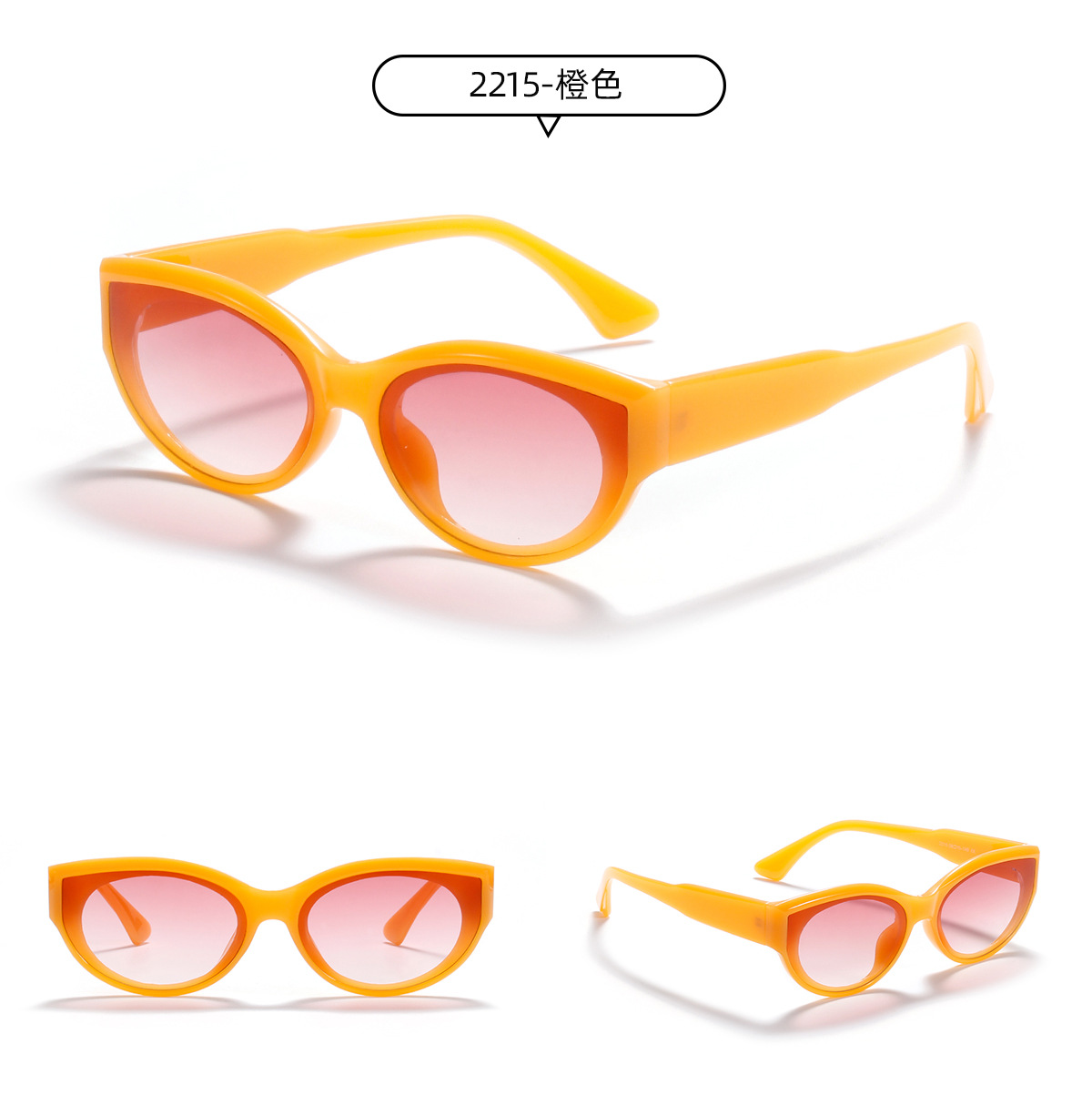 Fashion Carved Color Lens Cat's Eye Retro New Sunglasses For Women display picture 6